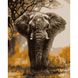Набір, картина за номерами "Слон", 40*50 см., SANTI 1 з 2