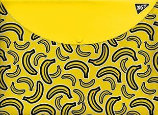 Папка-конверт YES на кнопці А4 "Bananas"