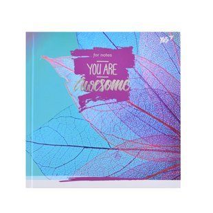 Блокнот 150*150/64 ЛИН. интег. "Leaves" YES