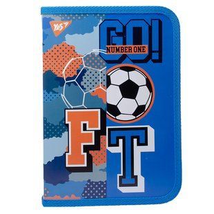 Папка для зошитів YES пласт. на блискавки В5 "Football"