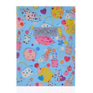 Блокнот А6/64 ЛИН. 7БЦ, фольга голограф.серебро+УФ-выб. "Turnowsky. Pattern cosmetic" YES