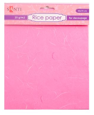 Рисовий папір, рожевий, 50*70 см