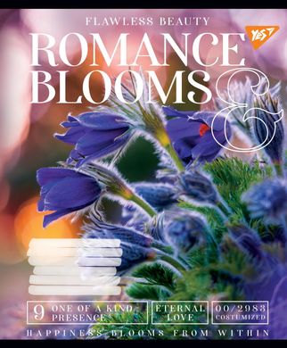 А5/36 лін. YES Romance blooms, зошит для записів