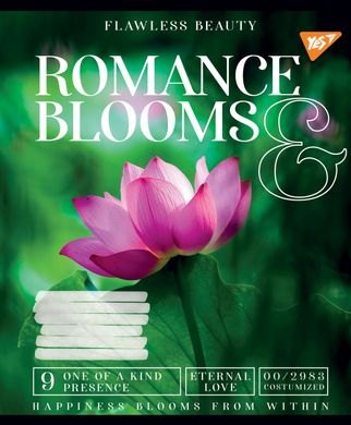 А5/36 лін. YES Romance blooms, зошит для записів