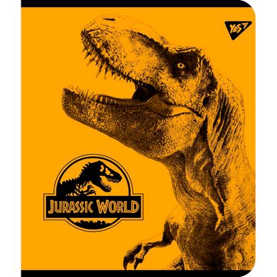 Тетрадь для записей А5/24 кл. YES "Jurassic world" Иридиум+гибрид.выб.лак
