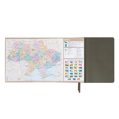 Щоденник діловий Leo Planner Velvet А5 датований 2027 м'який темно-зелений 368 сторінок