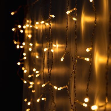 Электрогирлянда Yes! Fun Бахрома 84 LED, тепло-белая, 2м, статич, коннектор