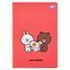 Зошит для записів Yes А4 40 арк з висічкою Line Friends клітинка 1 з 5