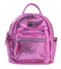 Сумка-рюкзак, рожева, 17*20*8см