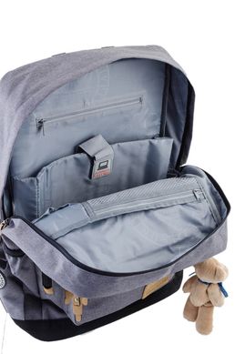 Рюкзак подростковый YES OX 190, серый, 32*45.5*16.5