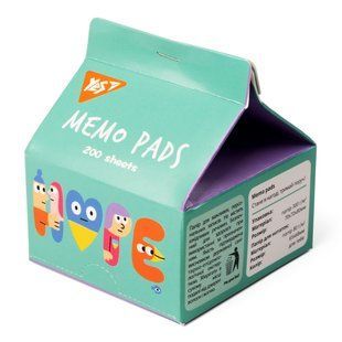 Бумага для записей YES Tetra Pak Stand with Ukraine 200 л., 7*7,5см