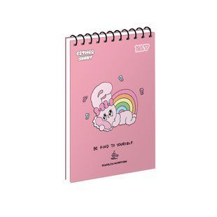 Зошит для записів Yes Esther Bunny Rainbow mood А6 80 аркушів