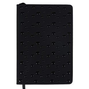 Щоденник діловий Leo Planner Dotts А5 датований твердий чорний 368 сторінок