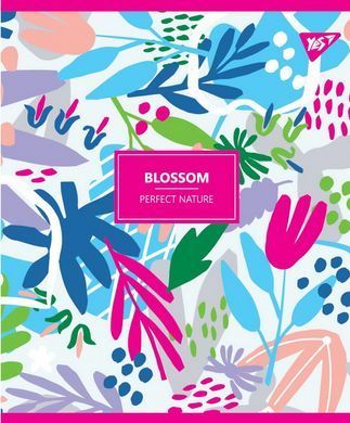 Зошит для записів А5/24 кл. YES "BLOSSOM" неон+софт-тач
