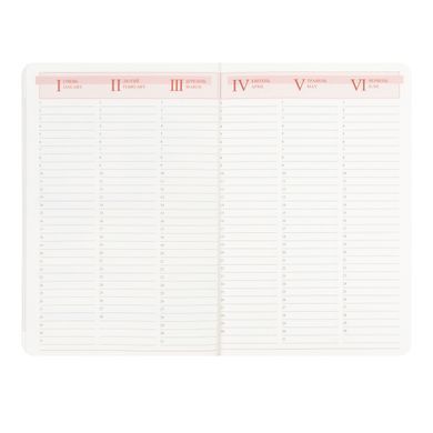Щоденник діловий Leo Planner Dotts А5 датований твердий чорний 368 сторінок