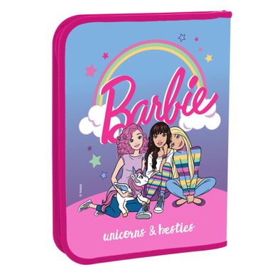 Папка для зошитів YES пласт. на блискавці В5 "Barbie"