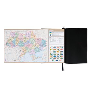 Щоденник діловий Leo Planner Velvet А5 датований 2027 м'який чорний 368 сторінок