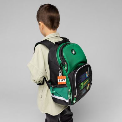 Рюкзак школьный полукаркасный Yes Minecraft S-100
