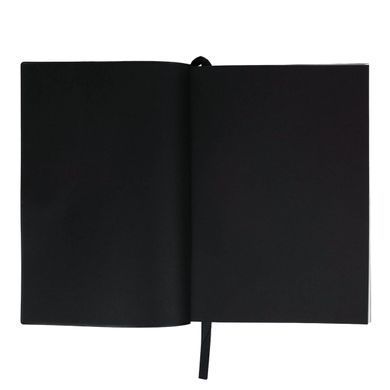 Щоденник діловий Leo Planner Velvet А5 датований 2027 м'який чорний 368 сторінок