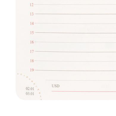 Щоденник діловий Leo Planner Dotts А5 датований твердий чорний 368 сторінок