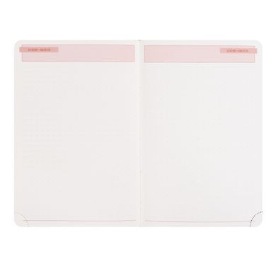 Щоденник діловий Leo Planner Velvet А5 датований 2027 м'який чорний 368 сторінок
