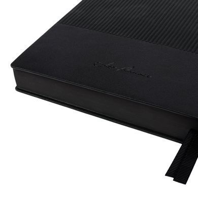 Щоденник діловий Leo Planner Velvet А5 датований 2027 м'який чорний 368 сторінок