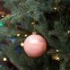 Новогодний шар Novogod'ko, стекло, 10 см, светло-розовый, глянец, мрамор 2 из 3