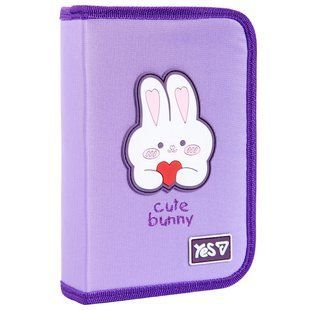 Пенал твердий Yes одинарний з двома клапанами Cute Bunny HP-04