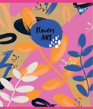 Зошит А5 18 Лін. YES Flowers Art Крафт