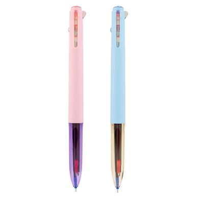 Ручка гелева Yes Vector 0.5 мм автоматична 4 кольори
