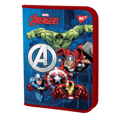 Папка для зошитів YES пласт. на блискавки В5 "Marvel.Avengers"