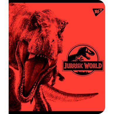 Тетрадь для записей А5/24 лин. YES "Jurassic world" Иридиум+гибрид.выб.лак