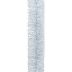 Мишура 75 Novogod'ko (серебро с бел.кончиками) 2м