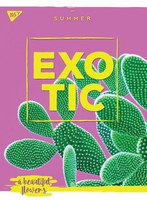 Зошит для записів А4/96 кл. YES "SUMMER EXOTIC"