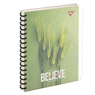 Тетрадь для записей YES А5 144 листа пл.обл. Believe in yourself