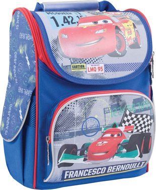 Рюкзак шкільний каркасний 1 Вересня H-11 Cars, 34*26*14