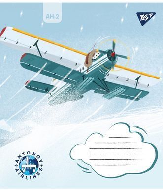 Зошит шкільний Yes Антонов 12 аркушів лінія