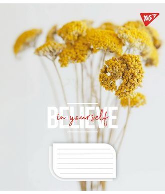Зошит шкільний Yes Believe in yourself 24 аркушів клітка