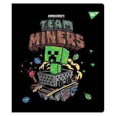 Тетрадь YES Minecraft. Team А5 18 листов клетка
