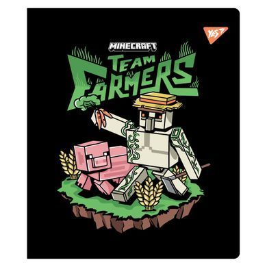 Тетрадь YES Minecraft. Team А5 18 листов клетка