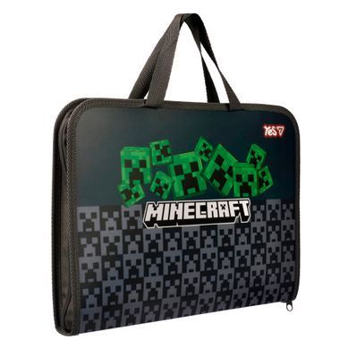 Папка-портфель Yes FC на молнии Minecraft Creepers