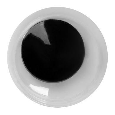 Глазки SANTI самоклеющиеся черные 10мм 50 шт