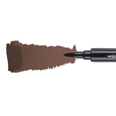 Маркер акварельный SANTI Brush Marker SWB-31 серо-коричневый двусторонний