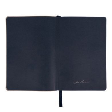 Щоденник діловий Leo Planner Clarity А5 датований 2027 м'який сірий 368 сторінок