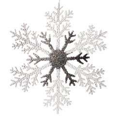 Снежинка декоративная Novogod'ko, 32 см, пластик