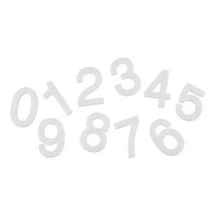 Пенопластовые заготовки SANTI Цифры 10 штук 7,5 см