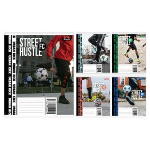 Зошит учнівський шкільний 1 Вересня Street Hustle А5 18 аркушів клітинка