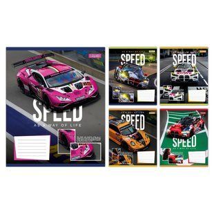 Зошит учнівський шкільний 1 Вересня Speed as a way of life А5 12 аркушів клітинка