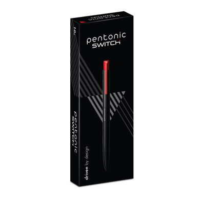 Ручка шариковая LINC Pentonic Switch 0,7 мм красная автоматическая