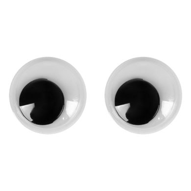 Глазки SANTI самоклеющиеся черные 12мм 50 шт